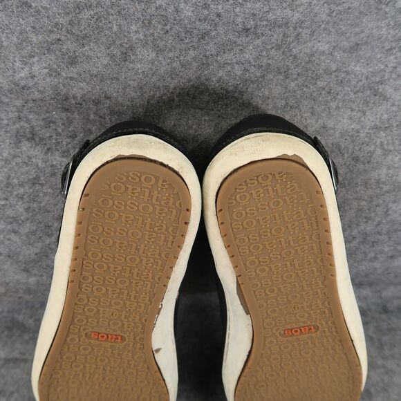 Taos Shoes Womens 9.5 Sneaker Lifestyle Casual Leather Capital Black Low Lace Up - Picture 10 of 16